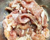豚薄切り肉のから揚げ丼作り方1写真