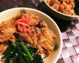 豚薄切り肉のから揚げ丼作り方5写真