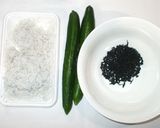 基本のキュウリ・ワカメの酢の物♪三杯酢作り方1写真