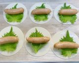 簡単！ウインナーと大葉の餃子の皮巻き作り方5写真