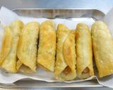 簡単！ウインナーと大葉の餃子の皮巻き作り方13写真