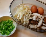 きのことたまごのお吸い物作り方1写真