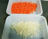 人参大量消費!!人参と挽き肉のそぼろ煮作り方1写真