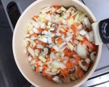 具だくさんミネストローネ！トマトスープ！作り方5写真