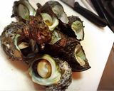 サザエのお造り・ボイルした肝を添えて☆作り方1写真