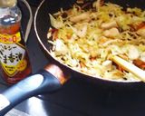 彩り野菜とキャベたま丼作り方6写真
