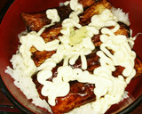 ちくわ鰻丼味付け風 にんにくマヨネーズ丼作り方4写真