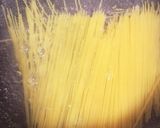 コクうまっ♪塩辛バター醤油パスタ作り方1写真
