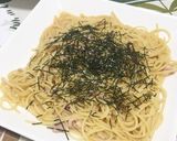 コクうまっ♪塩辛バター醤油パスタ作り方4写真