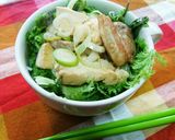 豆腐と野菜でましまし☆豚丼作り方7写真