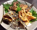 オニオコゼの唐揚げと骨唐☆作り方3写真