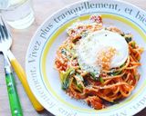 元気出る☆ほうれん草と卵のトマトパスタ作り方3写真
