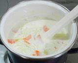 簡単コクアップ！クリームスープに粉チーズ作り方7写真