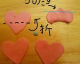 マシュマロフォンダンハート型で豪華なお花作り方3写真