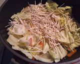 調味料なし☆キャベツとツナのスープ麺作り方3写真