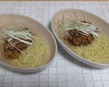 本格担々麺(麺ともやしのハーフ&ハーフ)作り方7写真