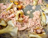 超簡単。ツナときのこのトマトパスタ。作り方3写真