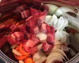ビーフシチュー~バレンタイン~作り方3写真