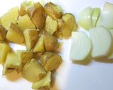簡単♪鶏モモとじゃがいものホワイトソース作り方2写真