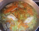 手羽先と野菜の千切りスープ作り方3写真