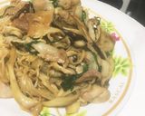 きのこと豚肉のにんにく醤油炒め作り方5写真