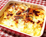 簡単♪鶏モモとじゃがいものホワイトソース作り方6写真
