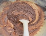 薔薇ケーキ❁チョコスポンジ＆いちごムース作り方9写真