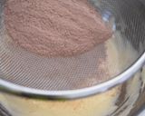 薔薇ケーキ❁チョコスポンジ＆いちごムース作り方8写真