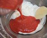 薔薇ケーキ❁チョコスポンジ＆いちごムース作り方19写真