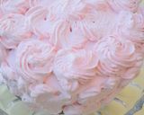 薔薇ケーキ❁チョコスポンジ＆いちごムース作り方28写真
