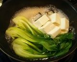 牡蠣と青梗菜と豆腐のスープ作り方3写真