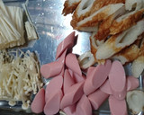 魚肉ソーセージ＆ちくわ＆えのき簡単レシピ作り方1写真