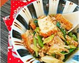 レンジで簡単☆厚揚げときのこのそぼろ煮。作り方10写真