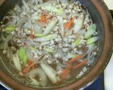 簡単☆シャンタンde卵と野菜の鍋うどん♪作り方1写真