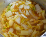 簡単❁鶏ささみと白菜きのこの白だし和風煮作り方5写真
