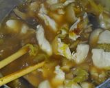 簡単❁鶏ささみと白菜きのこの白だし和風煮作り方8写真