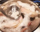 コラーゲンたっぷり♡絶品♡鶏鍋用スープ作り方3写真