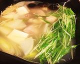 コラーゲンたっぷり♡絶品♡鶏鍋用スープ作り方5写真