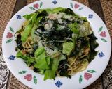 簡単！　わかめとキャベツのペペロンチーノ作り方19写真