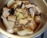 たっぷりぶりのあらを、大根とともに炊く作り方5写真