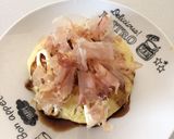 レンジで簡単！ふわふわお豆腐お好み焼き作り方5写真