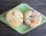 電子レンジで　かにかまと大葉の豆腐饅頭作り方6写真