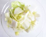 白菜と豆乳のとろとろスープ作り方1写真