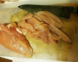 節約!むね肉でフワフワつくね⭐作り方1写真