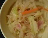 王将の豚骨ラーメンでピリ辛チャンポン風作り方4写真