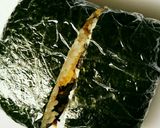 しそ昆布+ポーク玉子おにぎらず♥作り方8写真