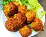 はんぺんとスイートコーンのふんわり揚げ作り方11写真