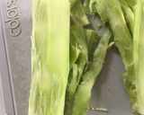 ブロッコリーの茎きんぴら作り方1写真