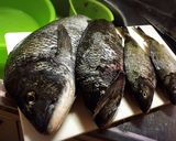 チヌ(黒鯛)の中華風カルパッチョサラダ☆作り方1写真