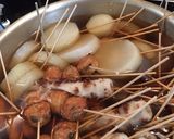 簡単おでん 味噌おでんと関東煮一緒に!作り方1写真